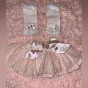 3 month tutu and stockings. Never worn.